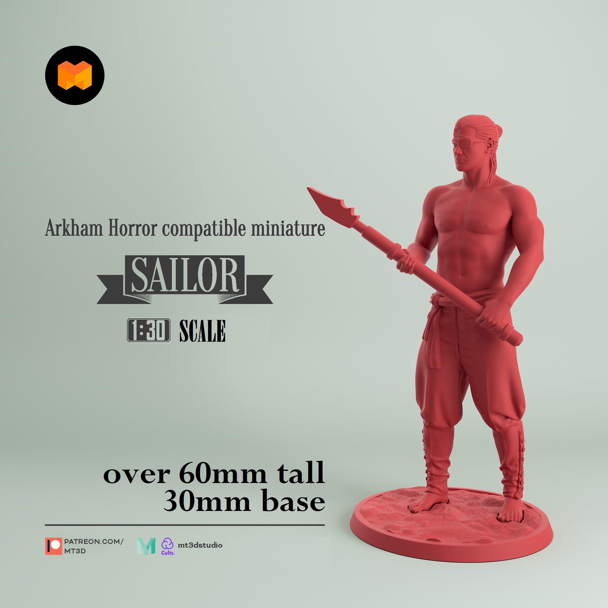 Arkham Compatible Investigator: The Sailor (Silas Marsh) Main image