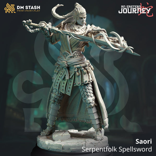 Saori, Serpentfolk Sellsword (Female Yuan-ti Mercenary) Hover Image