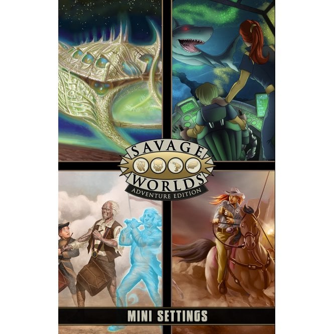 Savage Worlds RPG: Game Master Screen & Mini Settings - Collectors World Toys