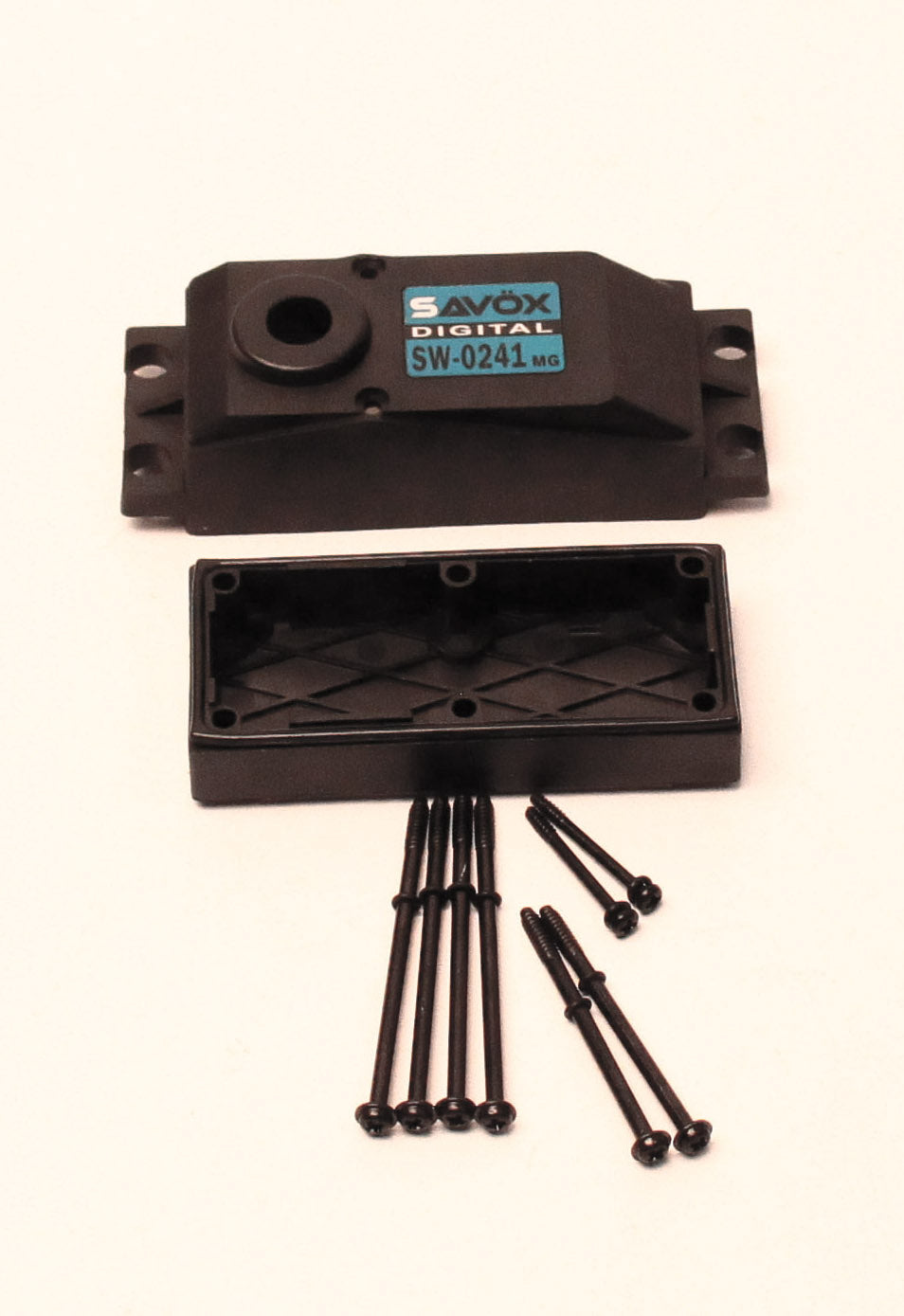 TOP & BOTTOM SERVO CASE WITH 4 SCREWS SW0241MG