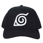 Naruto Hidden Leaf Village Pre-Curved Bill Snapback Hat - Collectors World Toys