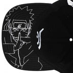 Naruto Hidden Leaf Village Pre-Curved Bill Snapback Hat - Collectors World Toys
