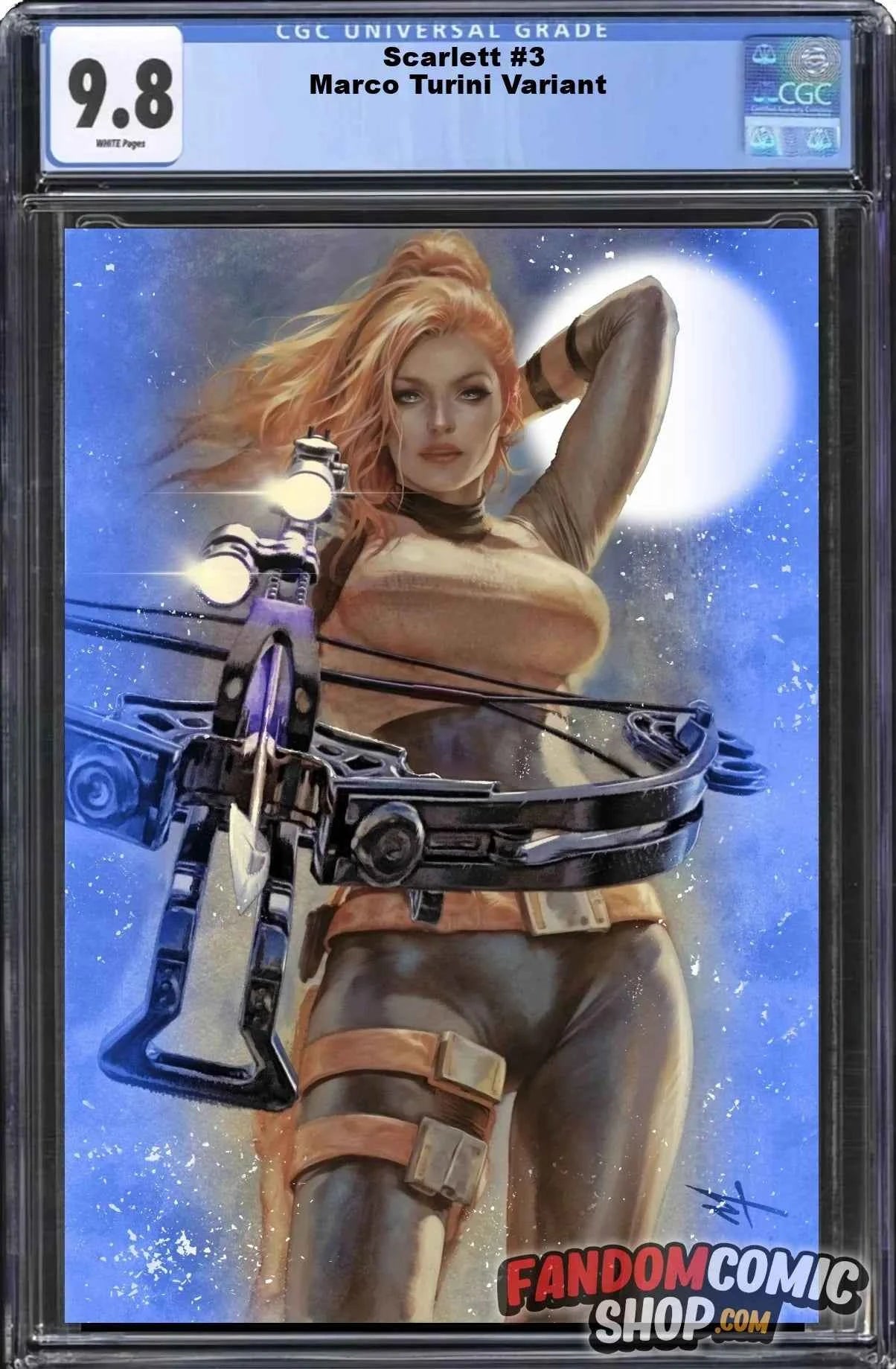 SCARLETT #3 (MARCO TURINI EXCLUSIVE VIRGIN VARIANT B) ~ CGC Graded 9.8 Main image