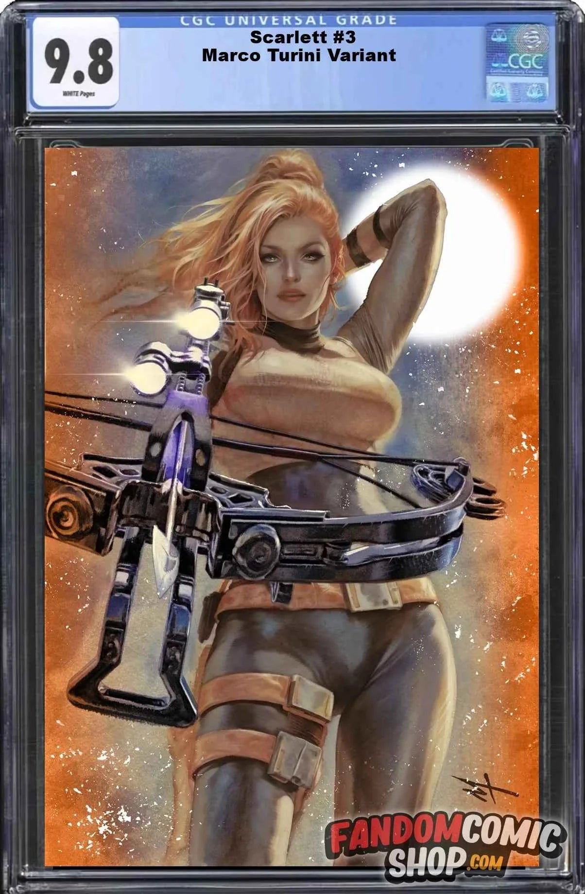 SCARLETT #3 (MARCO TURINI EXCLUSIVE VIRGIN VARIANT A) ~ CGC Graded 9.8 Main image