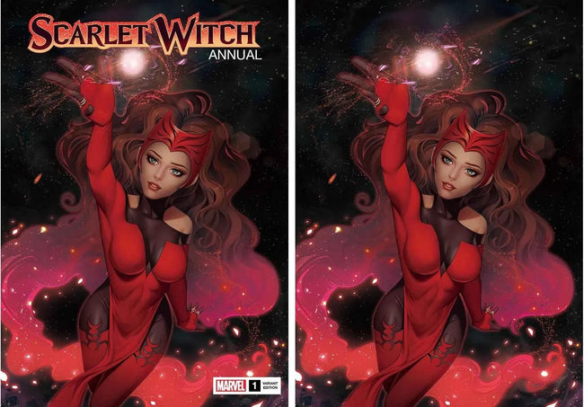 SCARLET WITCH ANNUAL #1 (R1C0 EXCLUSIVE TRADE/VIRGIN VARIANT SET) ~ Marvel Hover Image