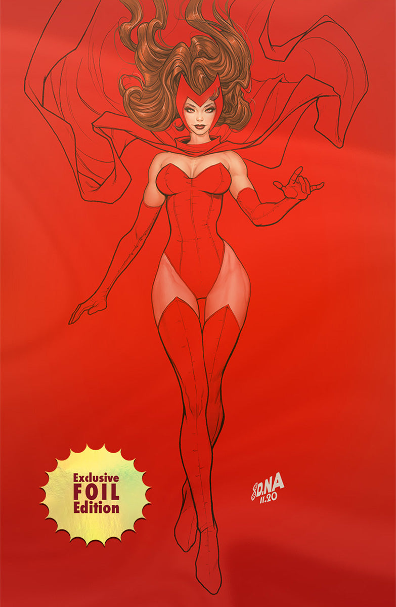[FOIL] Scarlet Witch #4 Unknown Comics David Nakayama Exclusive Foil Virgin Color Bleed Var (04/05/2023) Main image