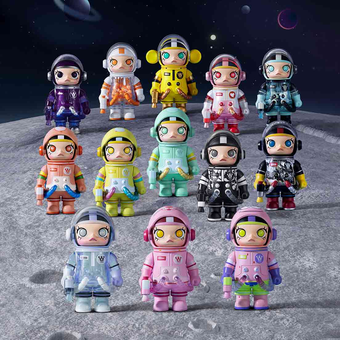 POP Mart MEGA SPACE MOLLY 100% Series 2-B (1 Blind Box) Main image