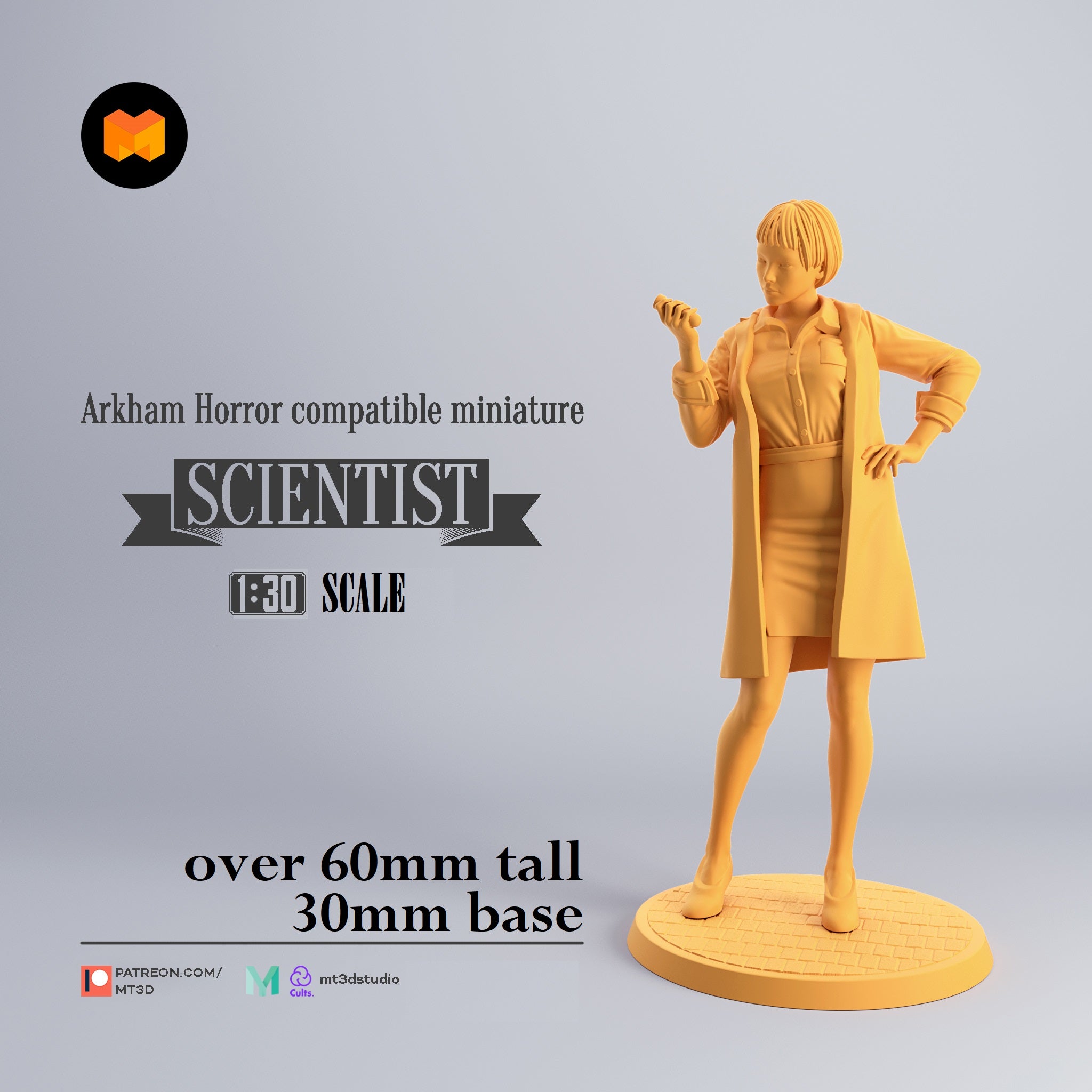 Arkham Compatible Investigator: The Scientist (Kate Winthrop) Main image