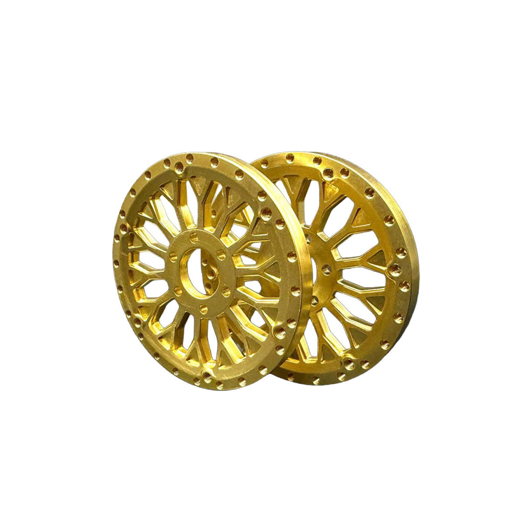 Brass 2.2 "Shield" Wheel Face (2)