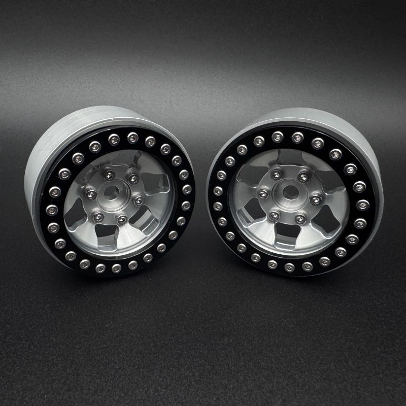 1.9 "Granite" Aluminum Beadlock Wheels w/Reef Hubs