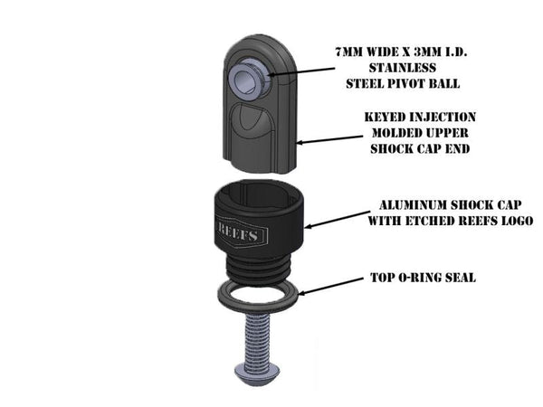 XP Aluminum Shocks 100mm (2pk)