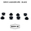Servo Washers 8pk- Black