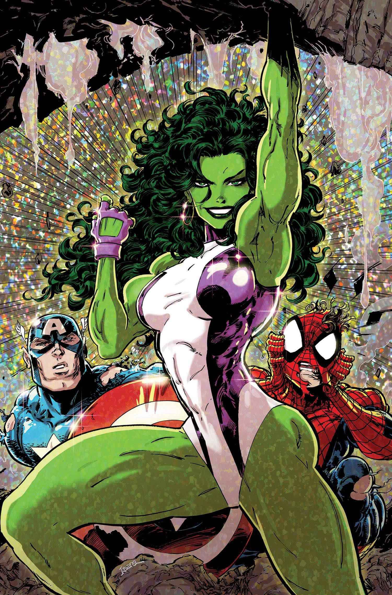 SENSATIONAL SHE-HULK #1 (KAARE ANDREWS EXCLUSIVE VIRGIN VARIANT) COMIC BOOK Main image