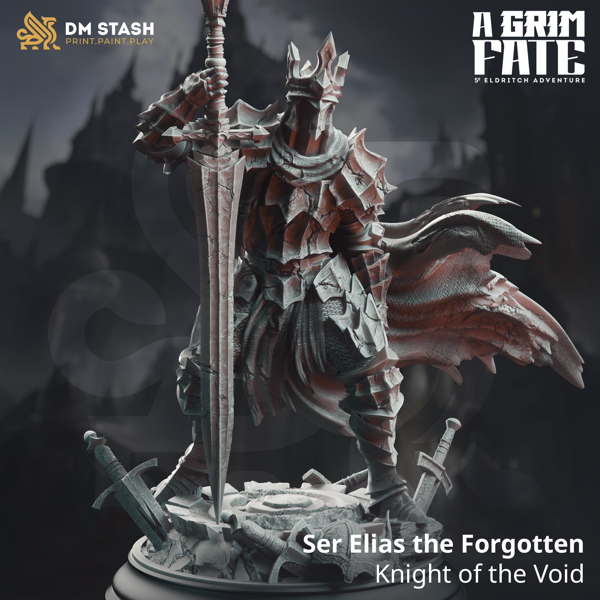 Ser Elias the Forgotten, Knight of the Void (Male Human Paladin) Main image