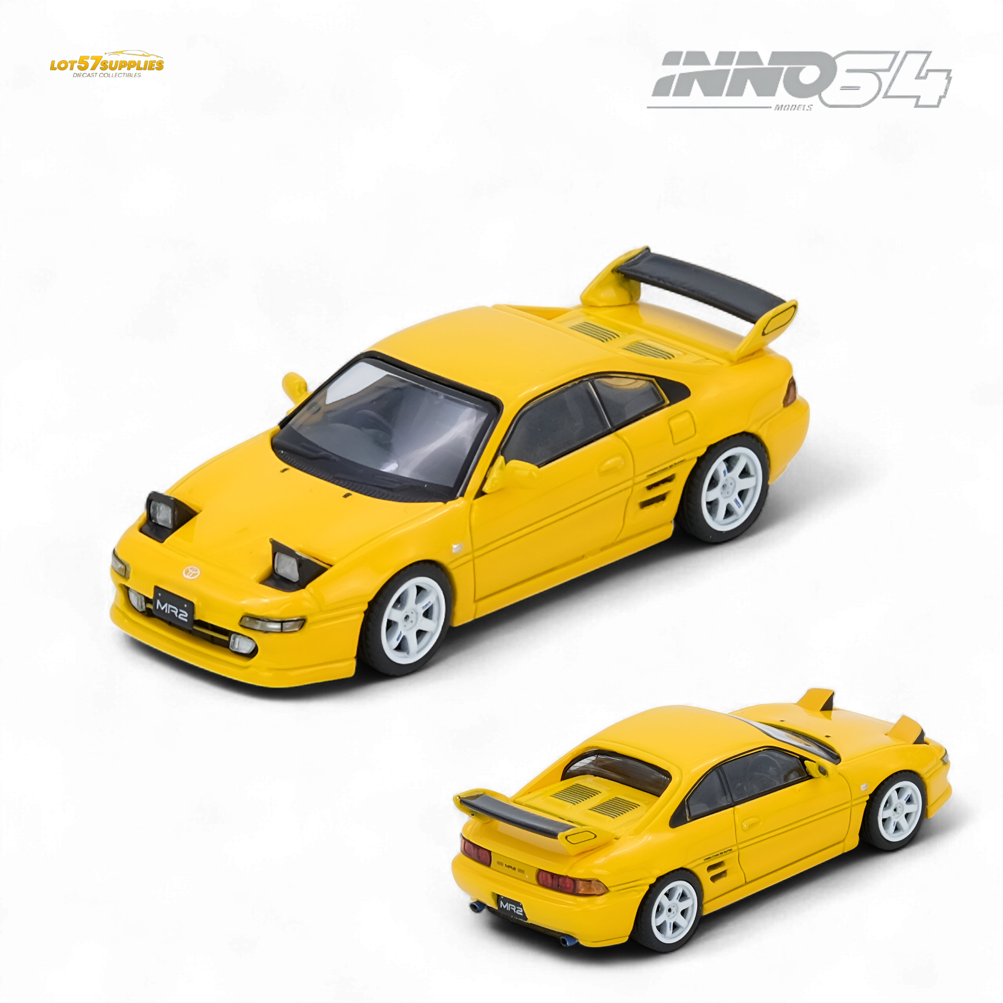 (Pre-Order) Inno64 MR2 SW20 - Yellow 1:64 Main image