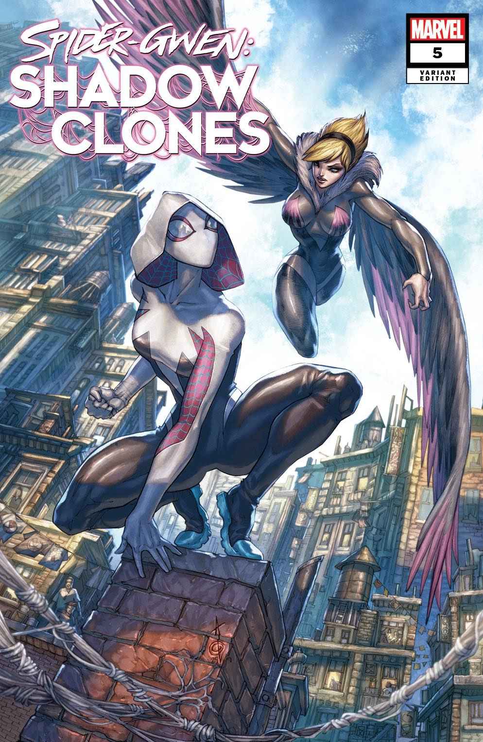 SPIDER-GWEN: SHADOW CLONES #5 (ALAN QUAH EXCLUSIVE VARIANT)(2023) COMIC BOOK Main image