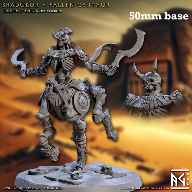 Shadukor, Fallen Centaur (Horned Skeleton Warrior) Hover Image