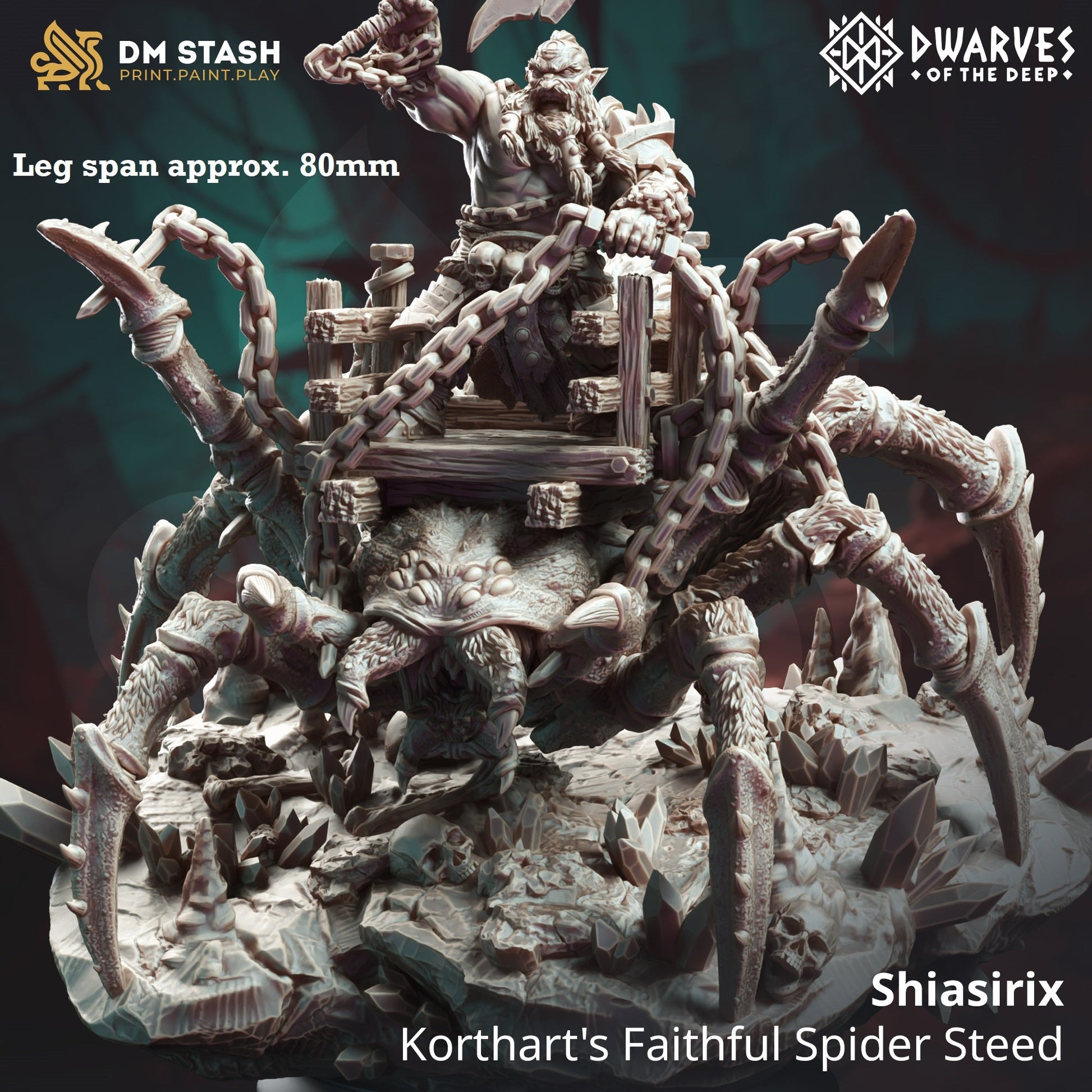 Shiasirix, Kothart's Faithful Spider Steed (Mounted Giant Spider)