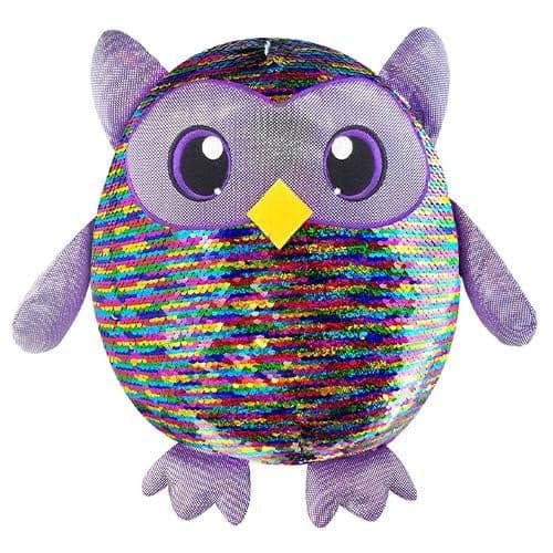 Shimmeez - 14" plush - Single plush - Leo the Owl Hover Image