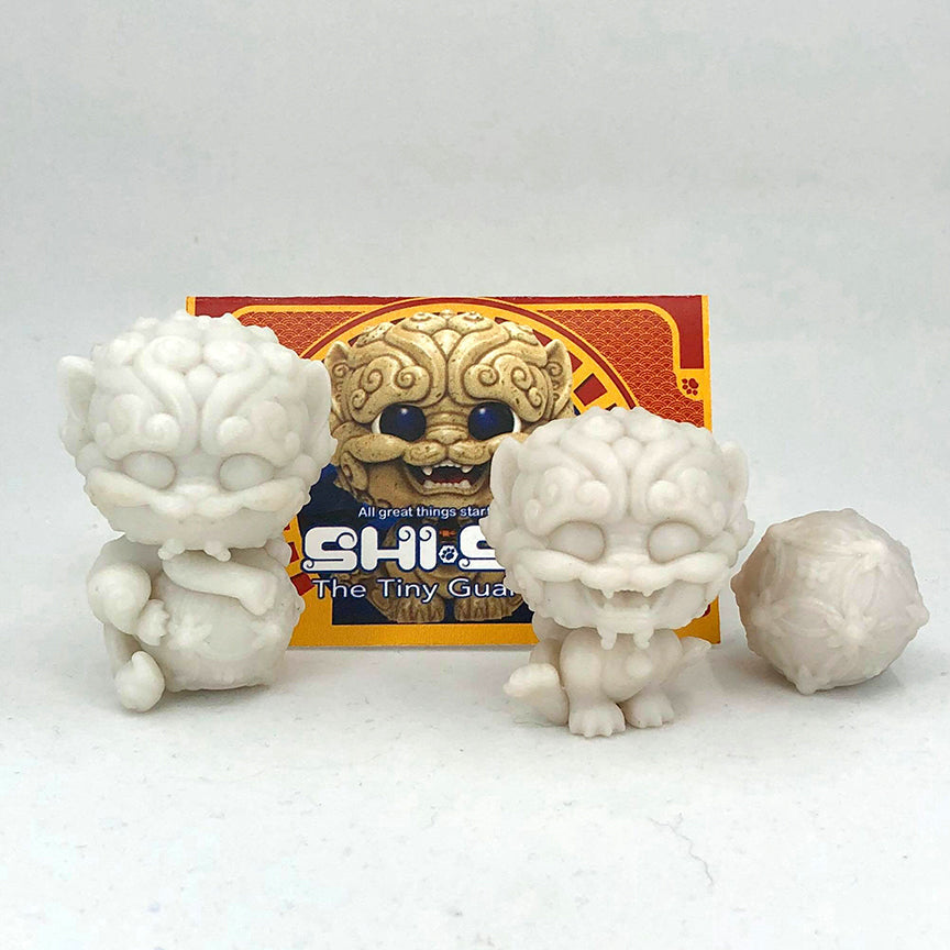 Shi-Shi the Tiny Guardian DIY Blank Mini Figure Set Main image