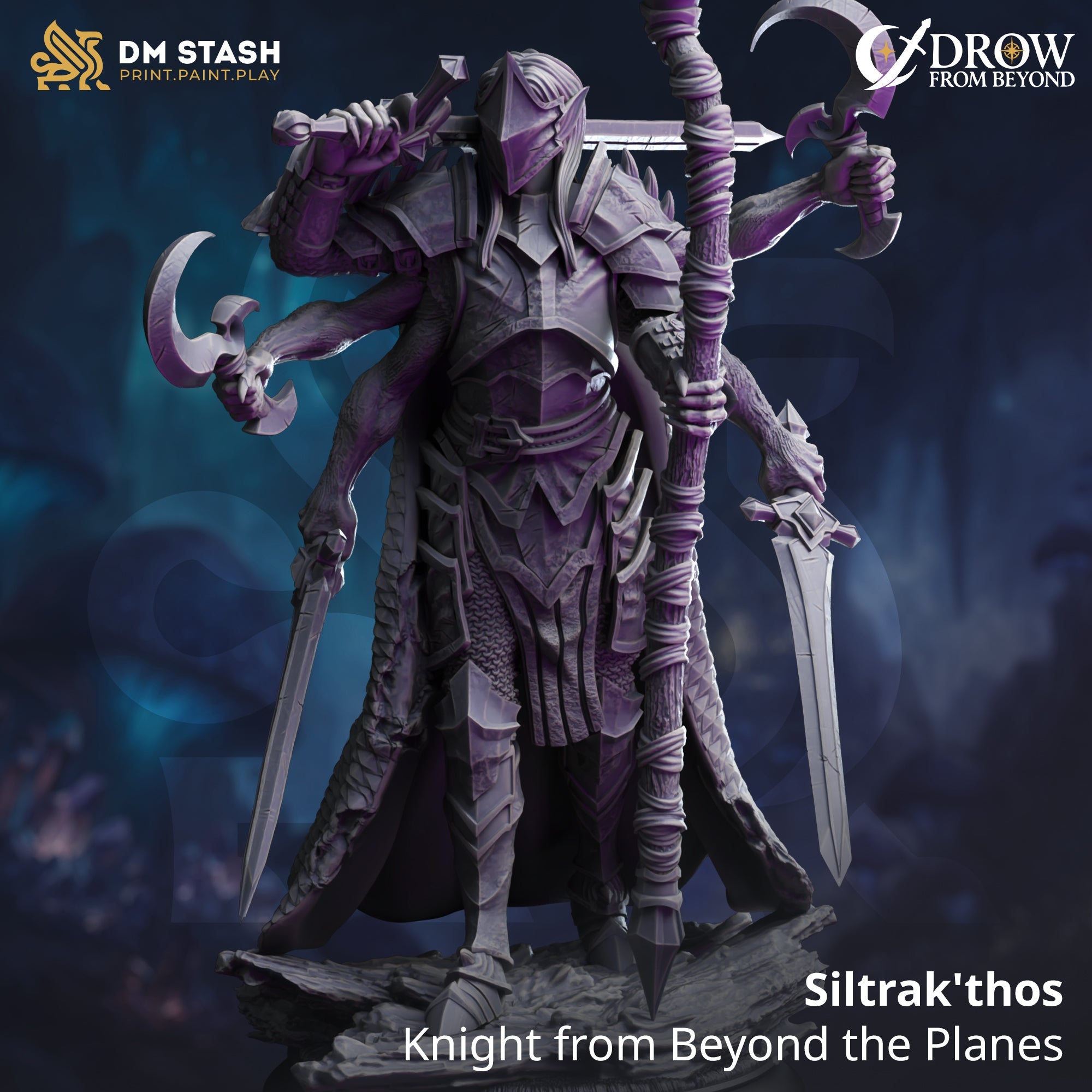 Siltrak'thos, Knight from Beyond the Planes (Six-Armed Aberration) Main image