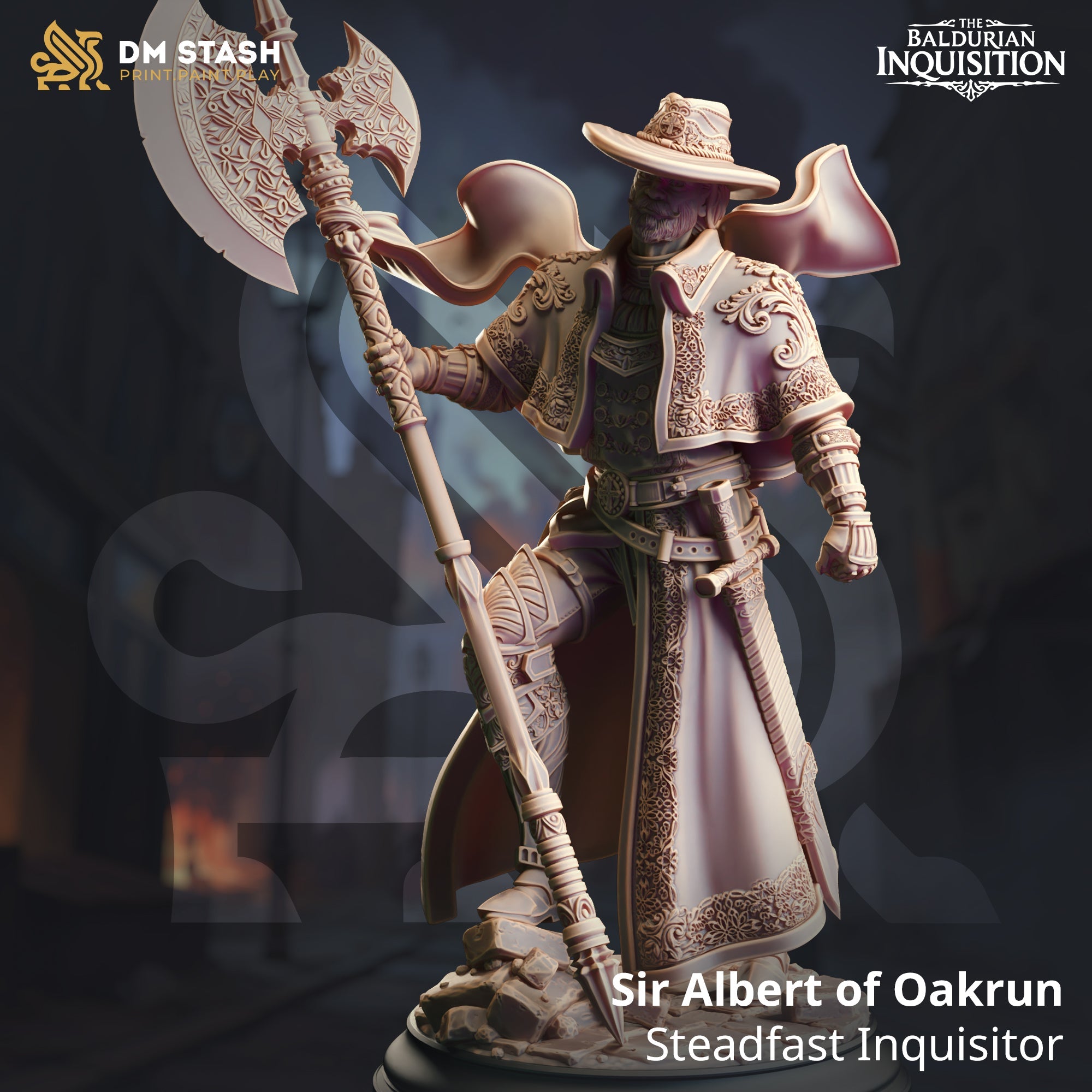 Sir Albert of Oakrun, Steadfast Inquisitor (Male Human Fighter)