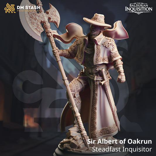 Sir Albert of Oakrun, Steadfast Inquisitor (Male Human Fighter)