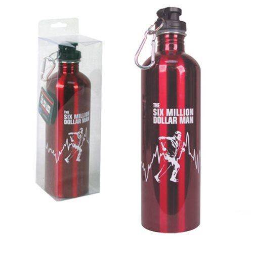 Six Million Dollar Man 750 ml Water Bottle - Collectors World Toys
