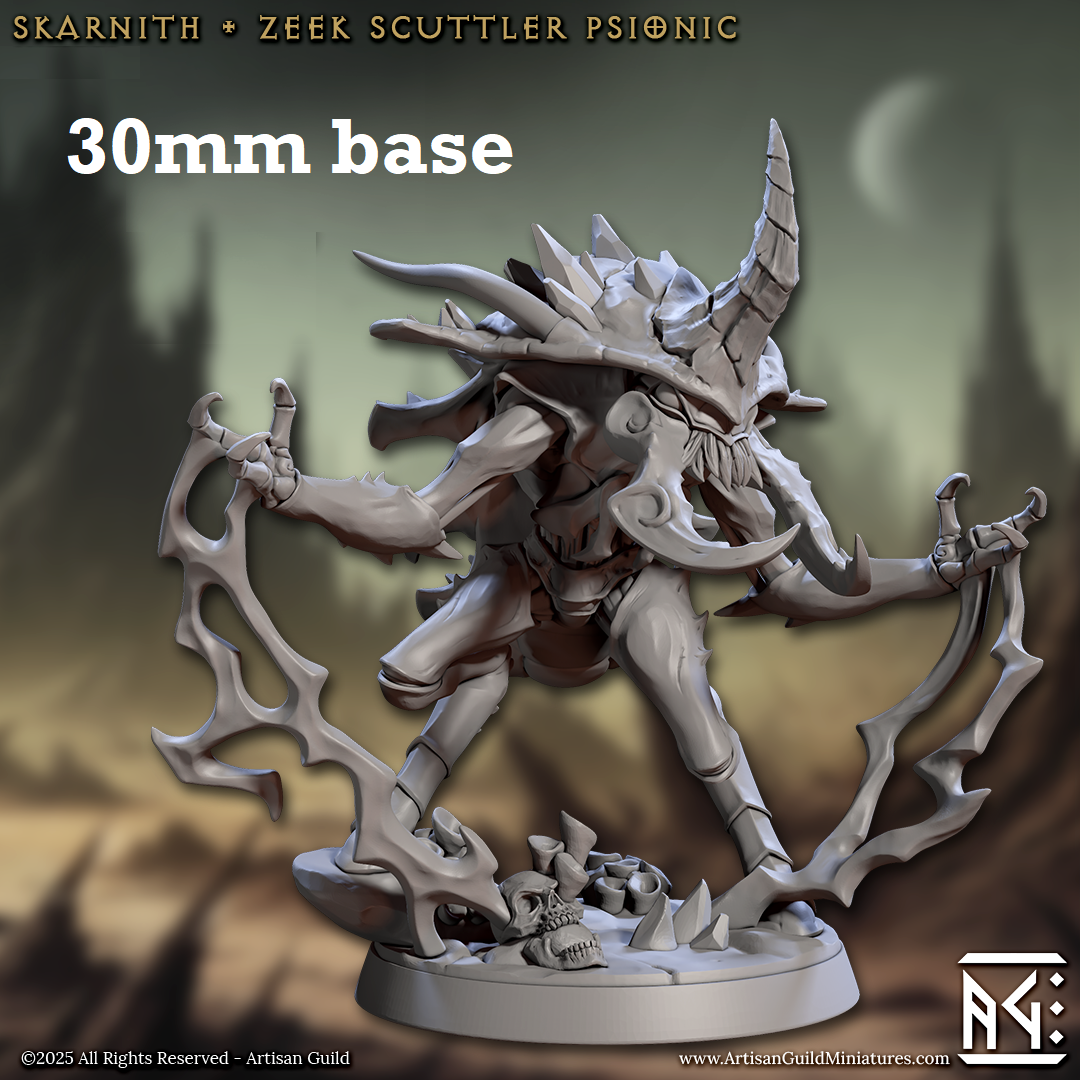 Skarnith, Zeek Scuttler Psionic (Thri-kreen Sorcerer) Main image