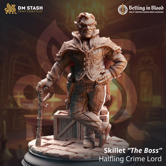 Skillet "The Boss", Crime Lord (Male Halfling Noble) - Hover Image
