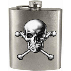 Skull and Crossbones 7oz. Hip Flask - Collectors World Toys