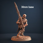 Skutagaard Draugr Skeleton Warrior: Base Sculpt D