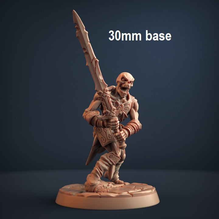Skutagaard Draugr Skeleton Warrior: Base Sculpt D