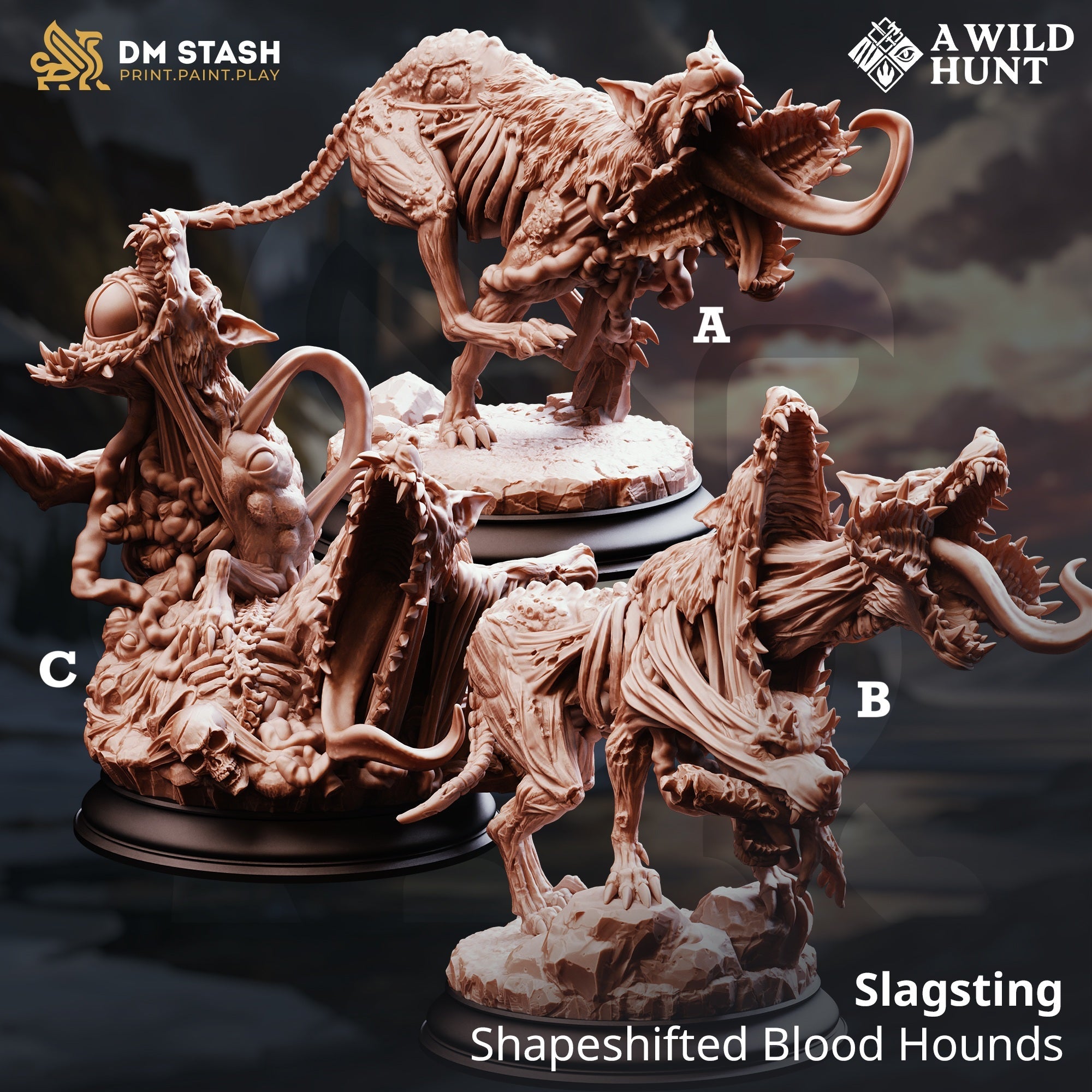 Slagsting, Shapeshifted Blood Hounds (Wolf Abominations)