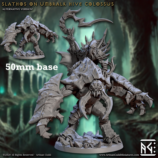 Umbralk Hive Colossus (Wild Umber Hulk or with Mindflayer Wizard Rider)