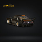 Street Weapon BMW E24 635 CSI Sharknose WideBody modified version in Black 1:64