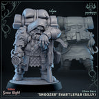 "Snoozer" Svartlevari, Stoutmaster (Male Dwarf Fighter) -