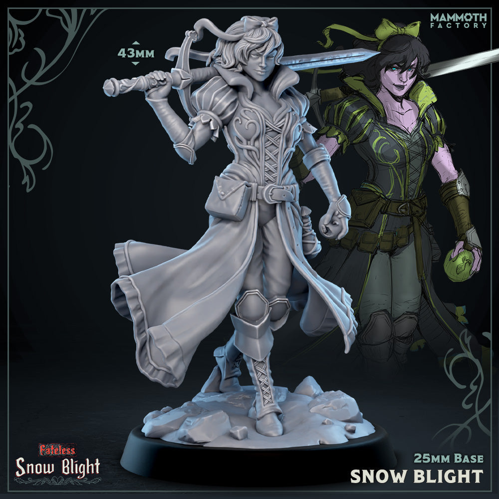 Snow Blight (Female Undead Human Fighter) Main image