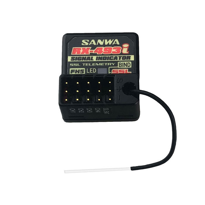 RX-493i 4-Channel Receiver w/ Coaxial Antenna, for M17 and M