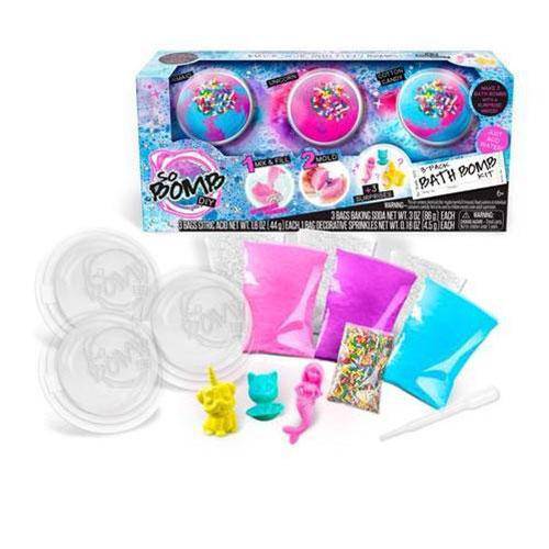 So Bomb DIY - Bath Bomb 3 Pack - Mermaid/Unicorn/Cotton Candy Main image
