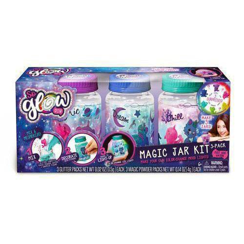 So Glow DIY - 3 Pack Mini Jar - Blue/Purple/Teal Main image