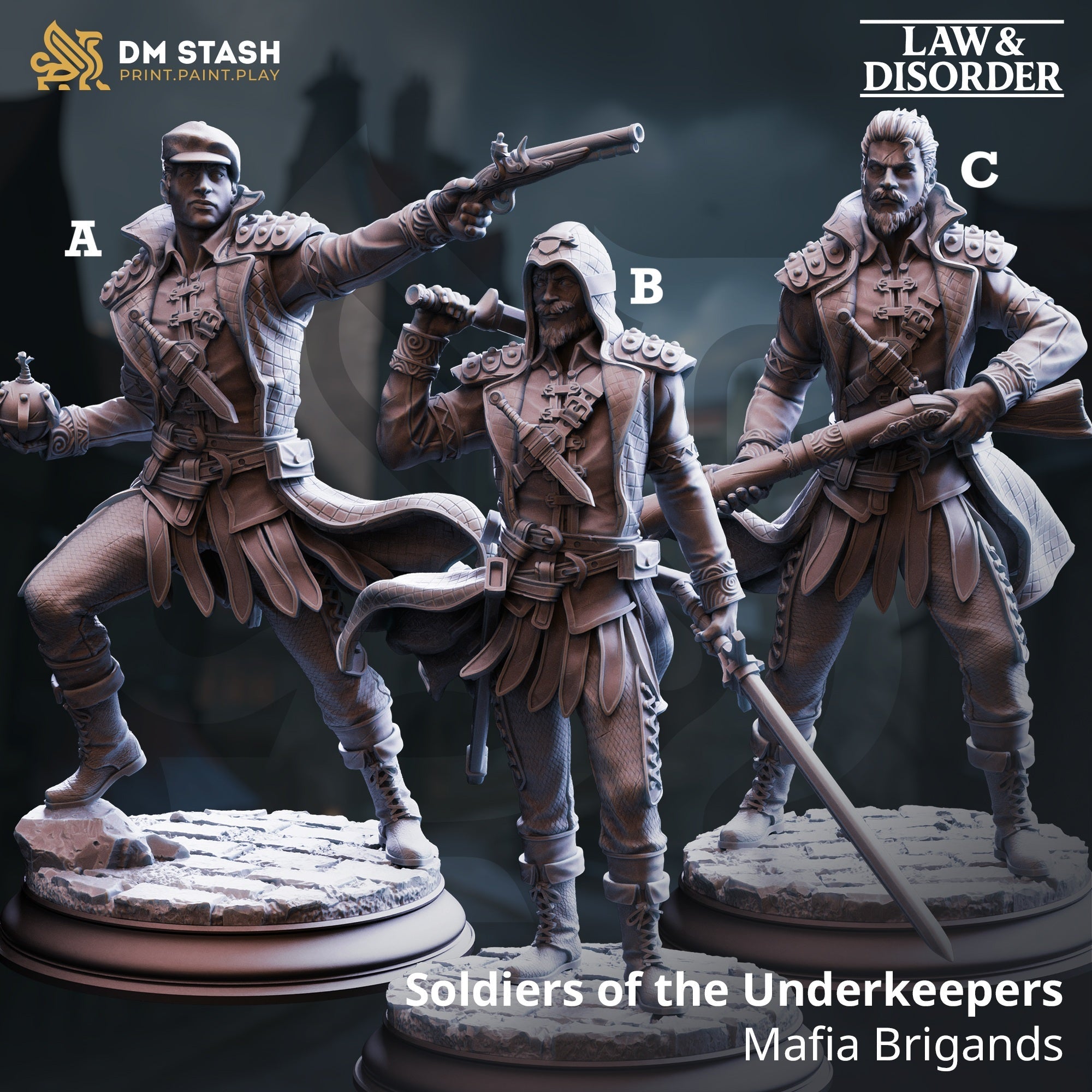Soldiers of the Underkeepers, Mafia Brigands (Male Human Bandits) Main image