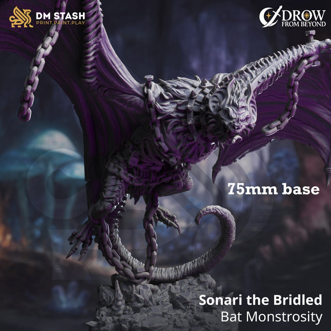 Sonari, the Bridled Bat Monstrosity - Collectors World Toys Hover Image