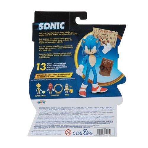 Sonic the Hedgehog 2 Movie 4-Inch Action Figure - Select Figure(s) - Collectors World Toys