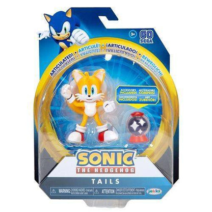 Sonic the Hedgehog 4" Action Figure - Select Figure(s) Tails with Accessory