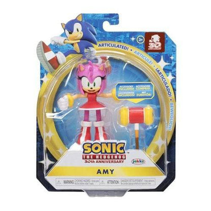Sonic the Hedgehog 4" Action Figure - Select Figure(s) Amy w Piko Piko Hammer