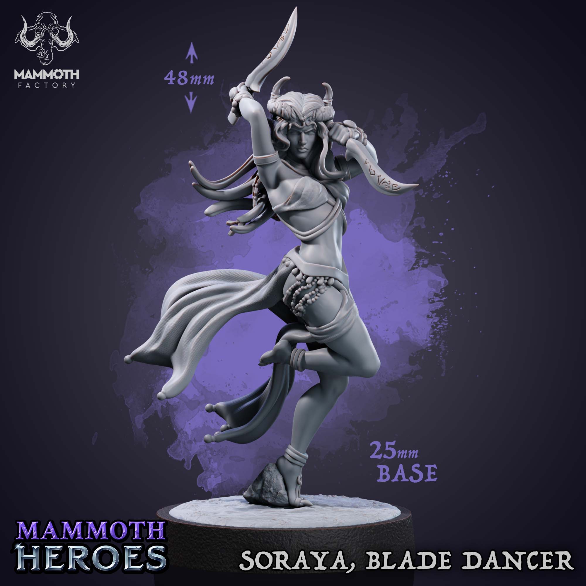 Soraya, Blade Dancer (Female Tiefling Assassin) Main image