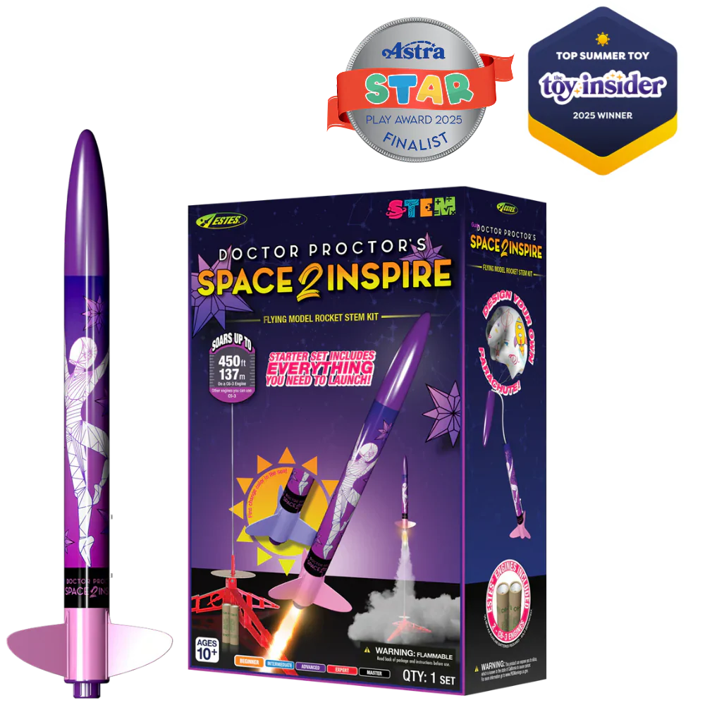 ESTES Space2Inspire STEM Kit Rocket-Building Kit, Beginner Flying-Rocket-Model Kit for Ages 10+ (Copy) Main image