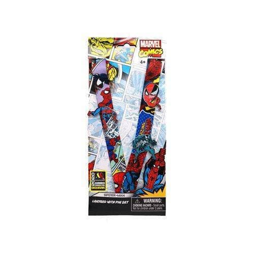 Spider-Man Classic Lanyard and Pin Set - San Diego Comic-Con 2020 Exclusive - Collectors World Toys