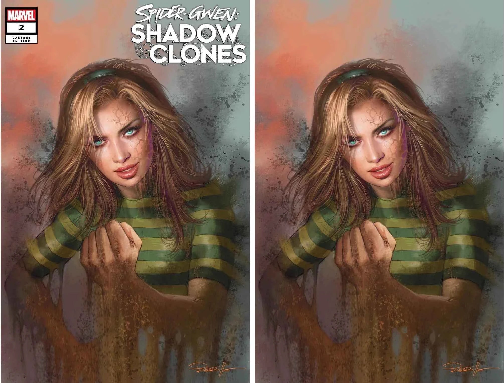 SPIDER-GWEN: SHADOW CLONES #2 (LUCIO PARRILLO EXCLUSIVE TRADE/VIRGIN VARIANT SET)(2023) Main image